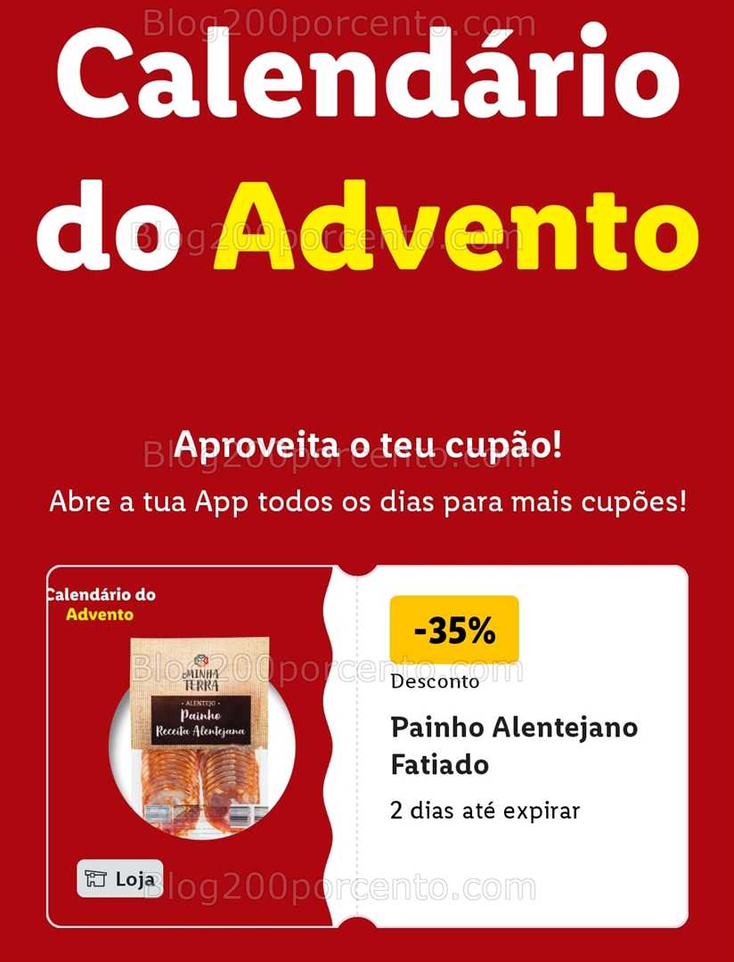 ALERTA - Calendário do Advento LIDL Conheça os descontos - 1 dezembro!