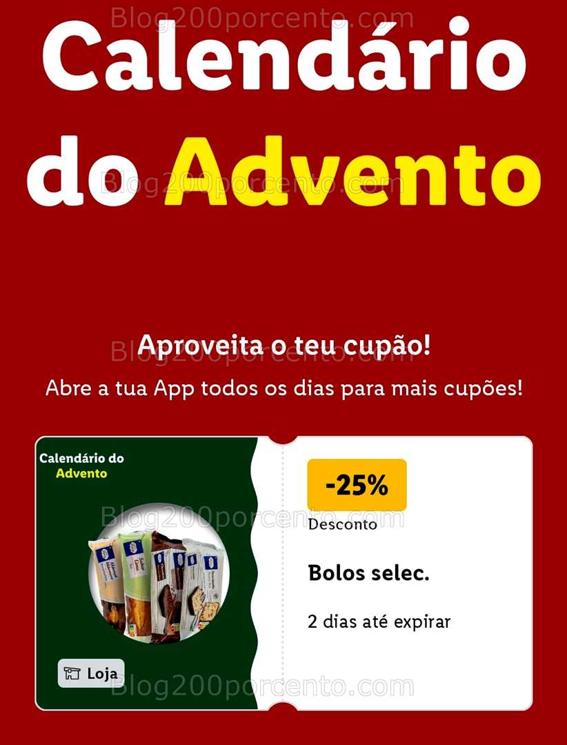 ALERTA - Calendário do Advento LIDL Conheça os descontos - 1 dezembro!