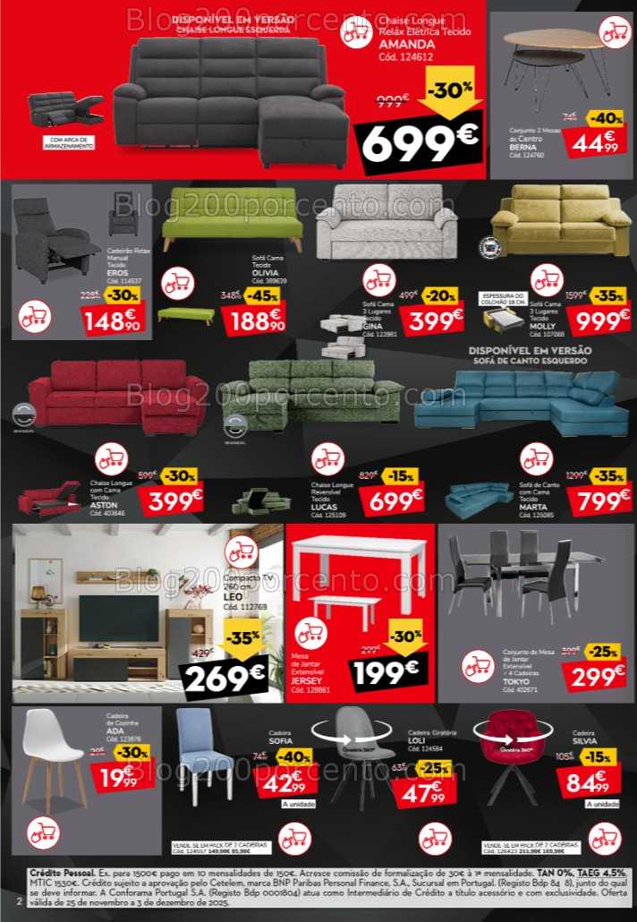 Antevisão Folheto CONFORAMA Promoções de 28 novembro a 3 dezembro