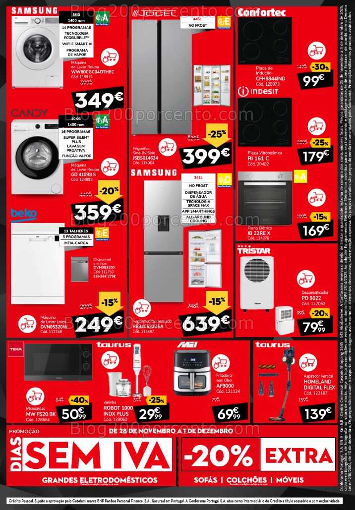 Antevisão Folheto CONFORAMA Promoções de 28 novembro a 3 dezembro