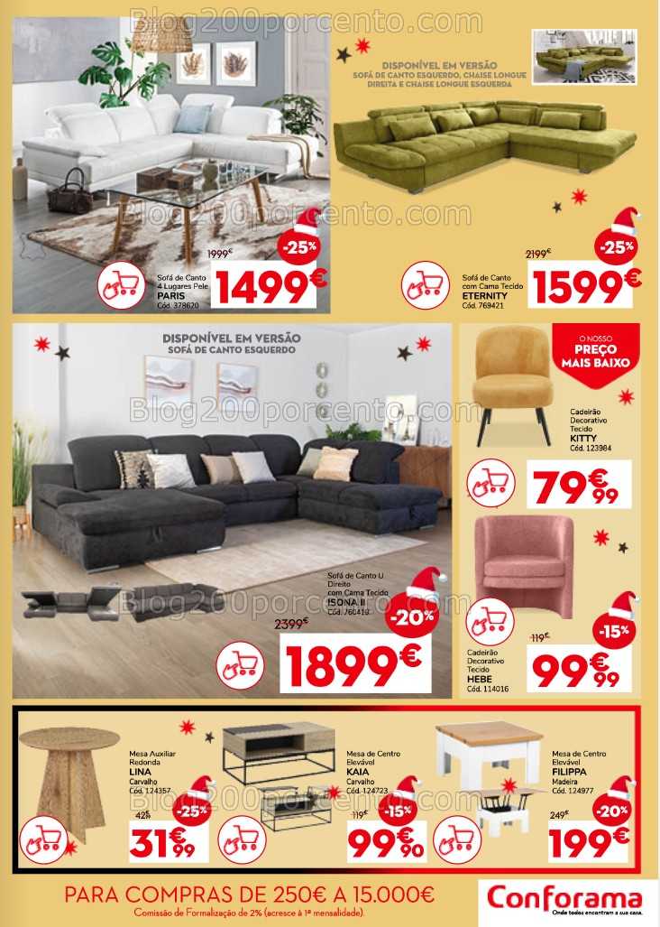 Antevisão Folheto CONFORAMA Natal Promoções Promoções de 4 a 31 dezembro