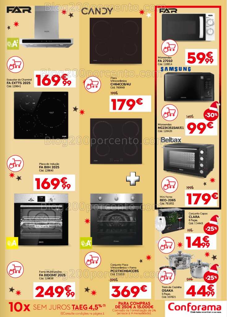 Antevisão Folheto CONFORAMA Natal Promoções Promoções de 4 a 31 dezembro