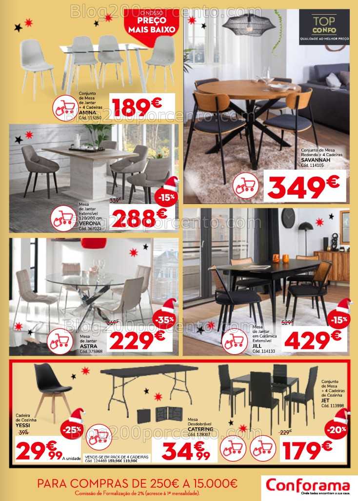 Antevisão Folheto CONFORAMA Natal Promoções Promoções de 4 a 31 dezembro