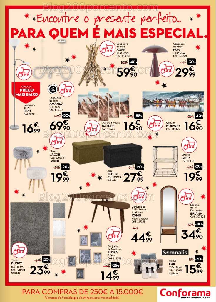 Antevisão Folheto CONFORAMA Natal Promoções Promoções de 4 a 31 dezembro