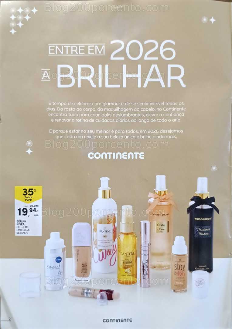 Antevisão Folheto CONTINENTE Beleza Promoções de 9 a 31 dezembro