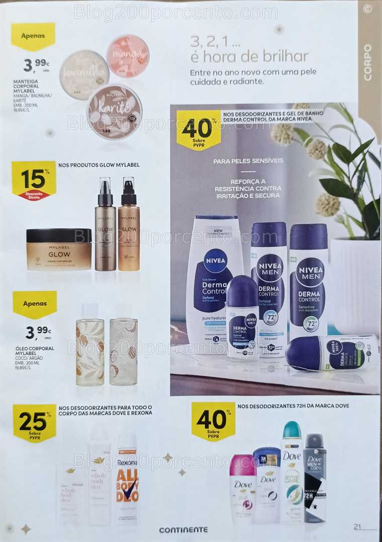 Antevisão Folheto CONTINENTE Beleza Promoções de 9 a 31 dezembro