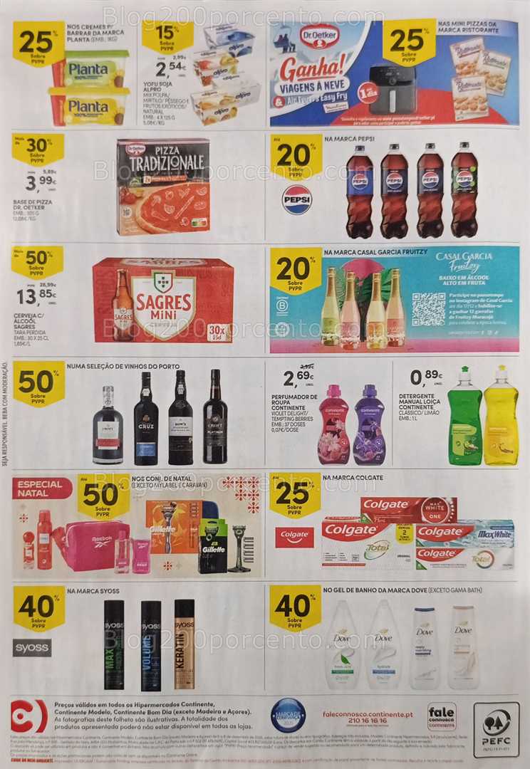 Antevisão Folheto CONTINENTE Promoções Fim de Semana - 5 a 8 dezembro