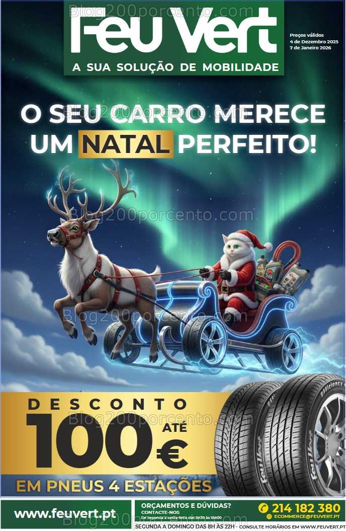 Antevisão Folheto FEU VERT Natal e Fim de Ano Promoções até 7 janeiro