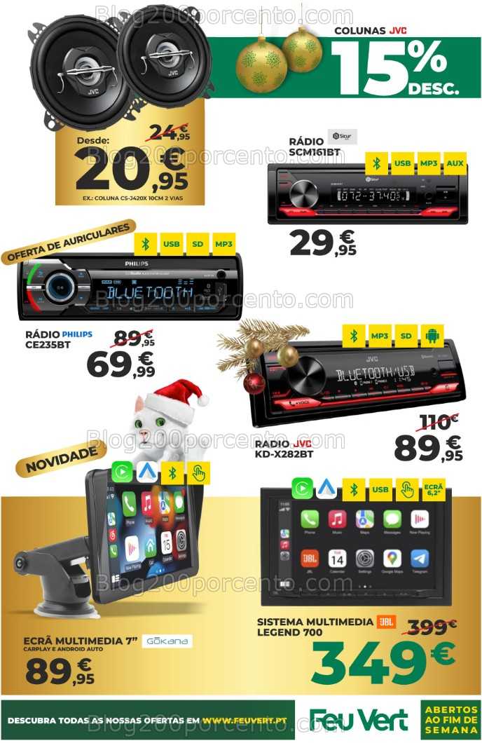 Antevisão Folheto FEU VERT Natal e Fim de Ano Promoções até 7 janeiro