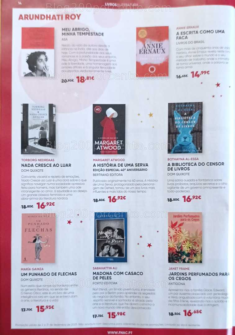 Antevisão Folheto FNAC Natal Livros e Entretenimento Promoções até 31 dezembro