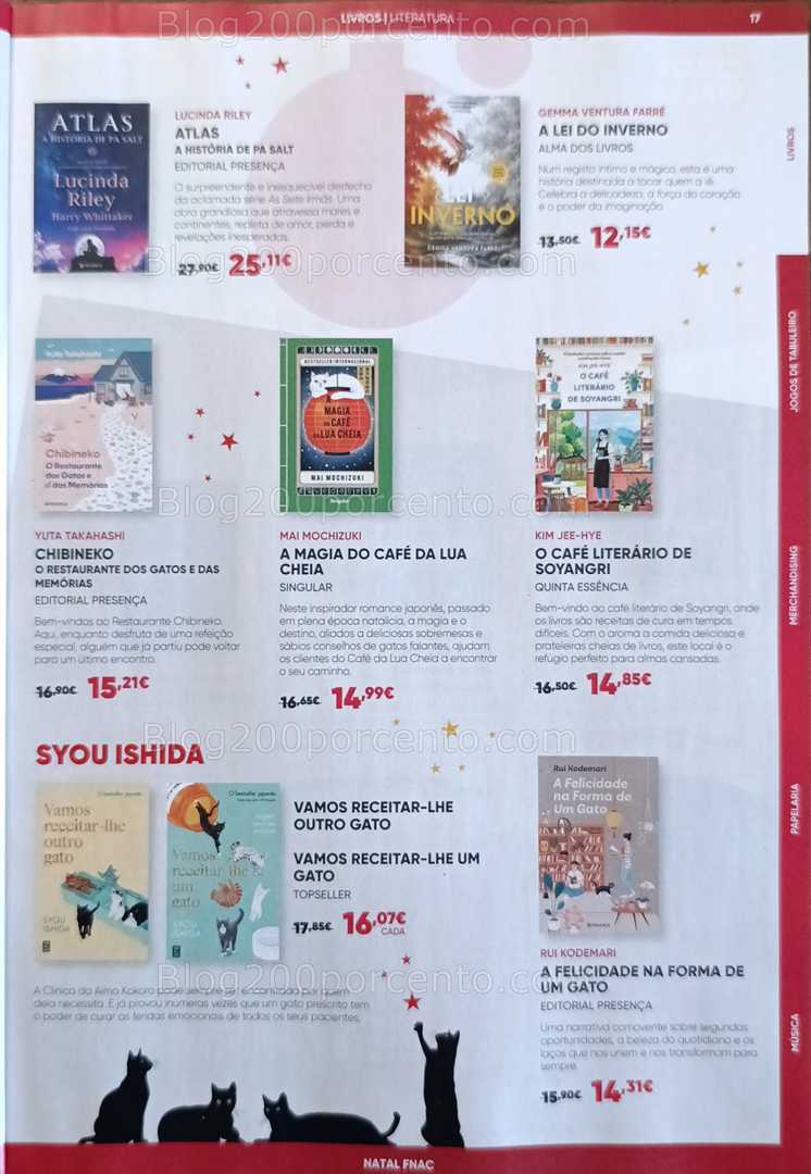Antevisão Folheto FNAC Natal Livros e Entretenimento Promoções até 31 dezembro