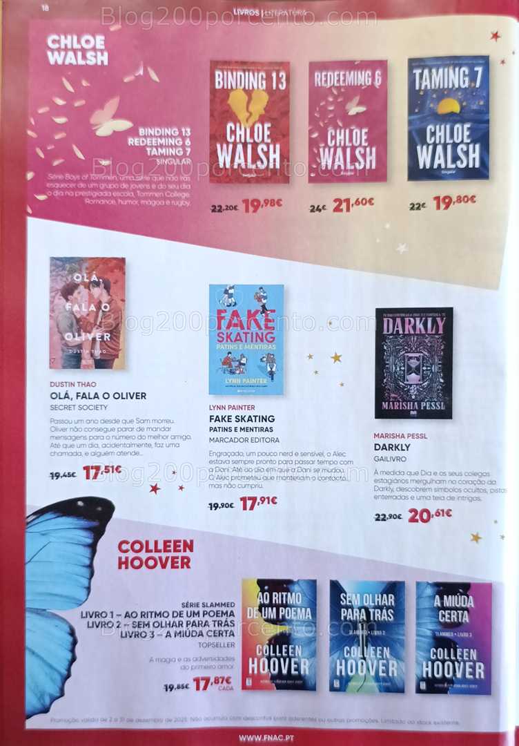 Antevisão Folheto FNAC Natal Livros e Entretenimento Promoções até 31 dezembro