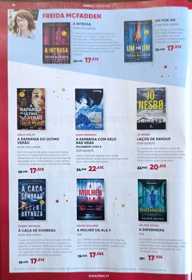 Antevisão Folheto FNAC Natal Livros e Entretenimento Promoções até 31 dezembro