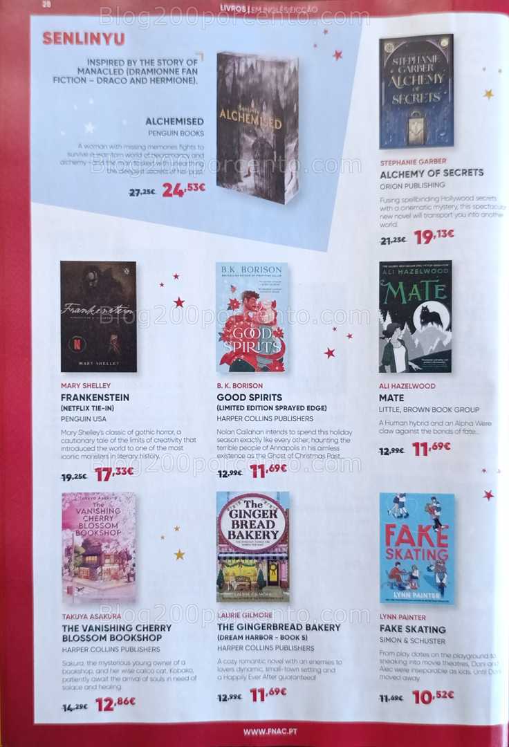 Antevisão Folheto FNAC Natal Livros e Entretenimento Promoções até 31 dezembro