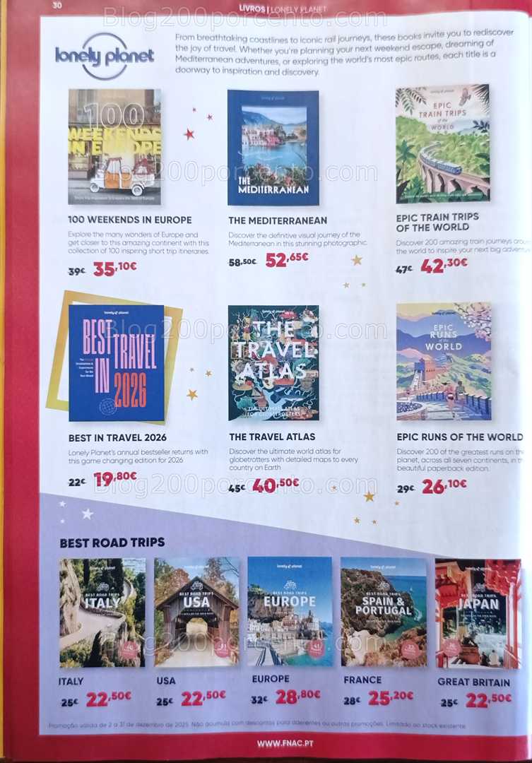 Antevisão Folheto FNAC Natal Livros e Entretenimento Promoções até 31 dezembro