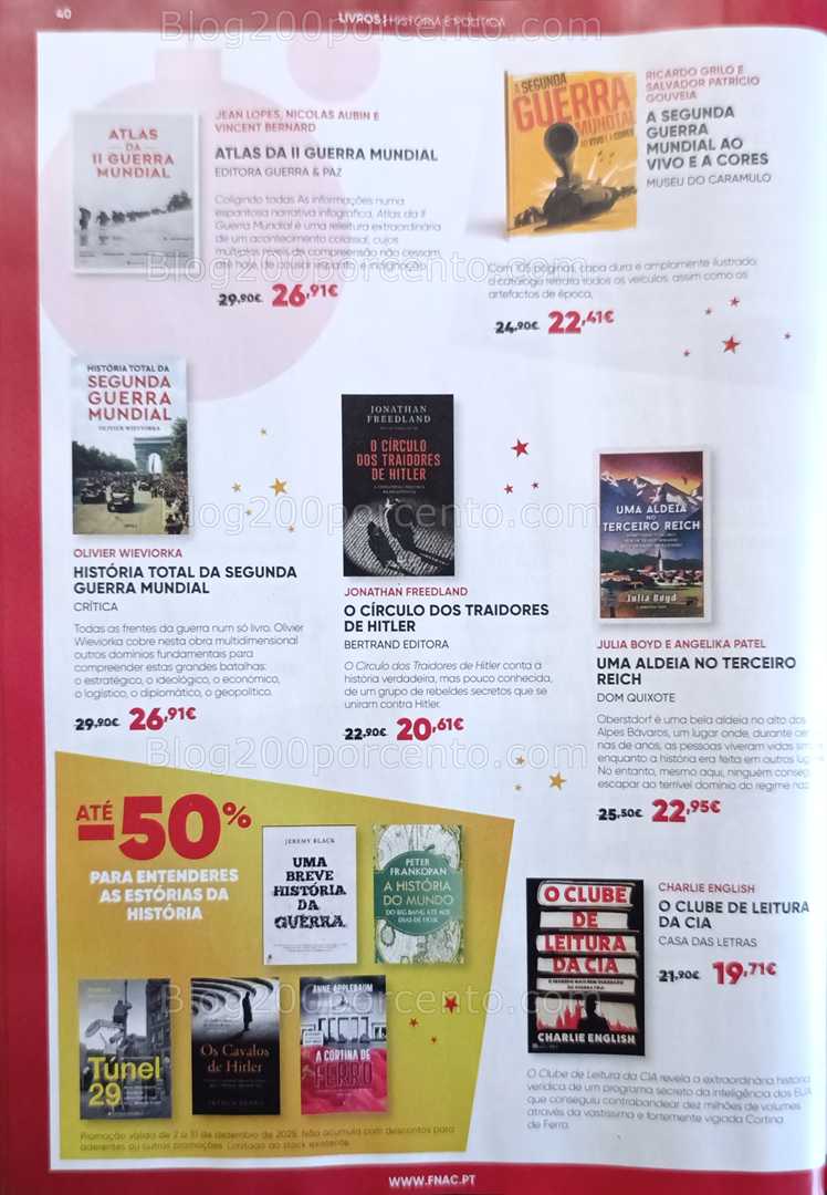 Antevisão Folheto FNAC Natal Livros e Entretenimento Promoções até 31 dezembro