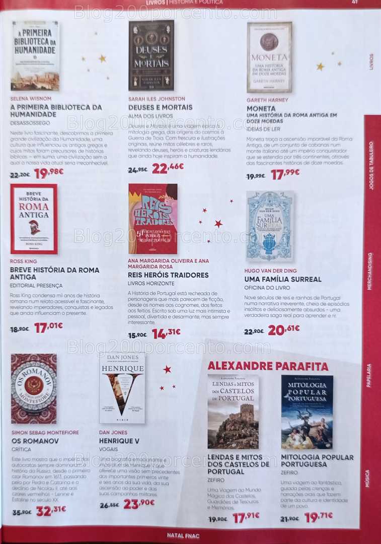 Antevisão Folheto FNAC Natal Livros e Entretenimento Promoções até 31 dezembro