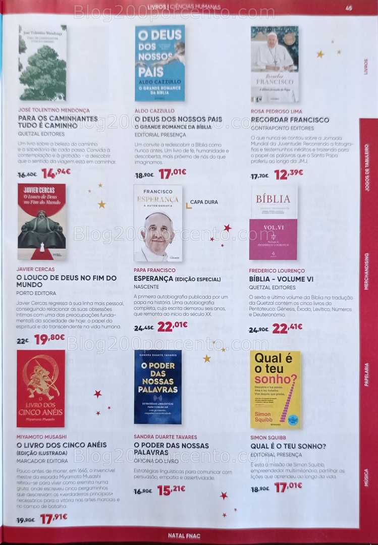 Antevisão Folheto FNAC Natal Livros e Entretenimento Promoções até 31 dezembro