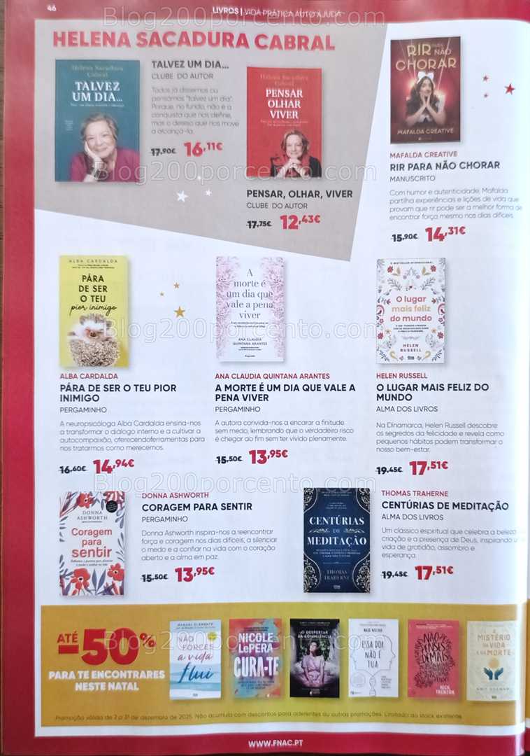 Antevisão Folheto FNAC Natal Livros e Entretenimento Promoções até 31 dezembro