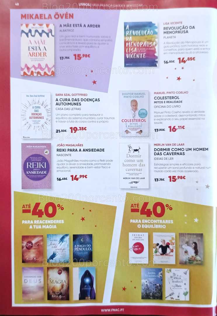 Antevisão Folheto FNAC Natal Livros e Entretenimento Promoções até 31 dezembro
