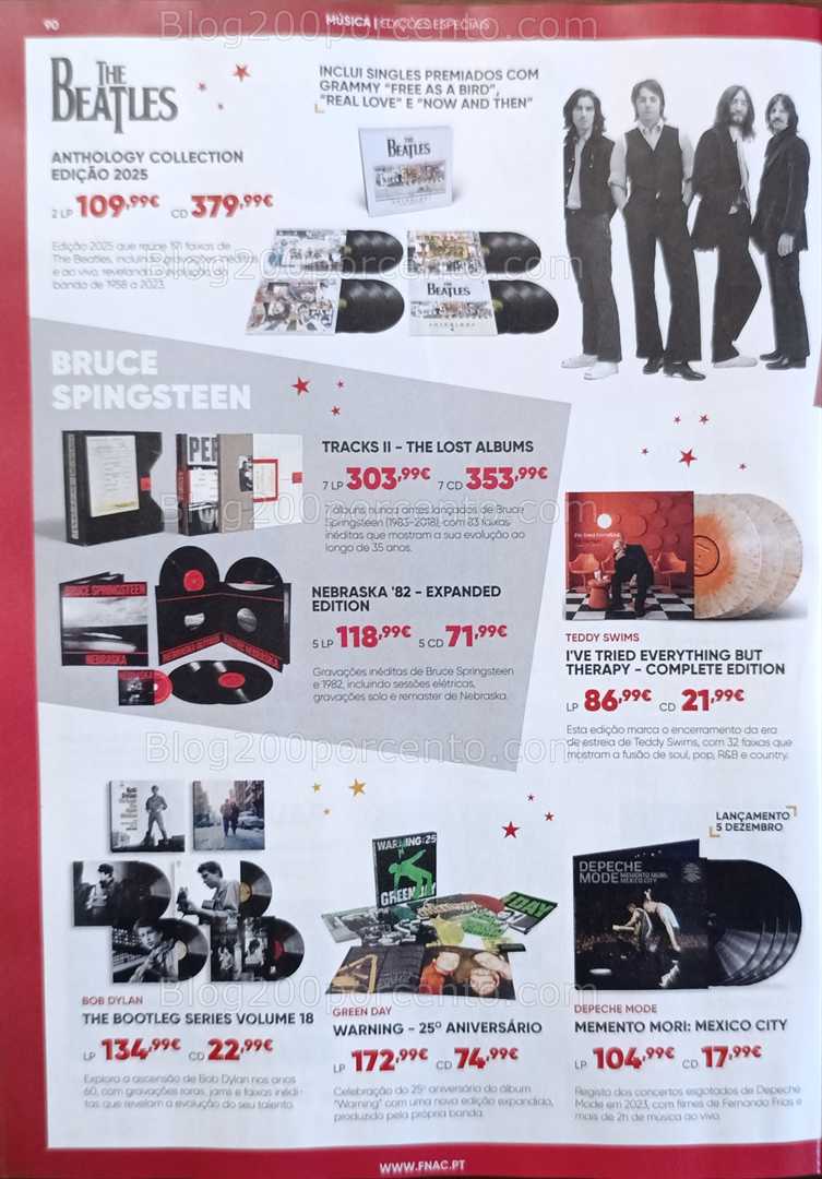 Antevisão Folheto FNAC Natal Livros e Entretenimento Promoções até 31 dezembro