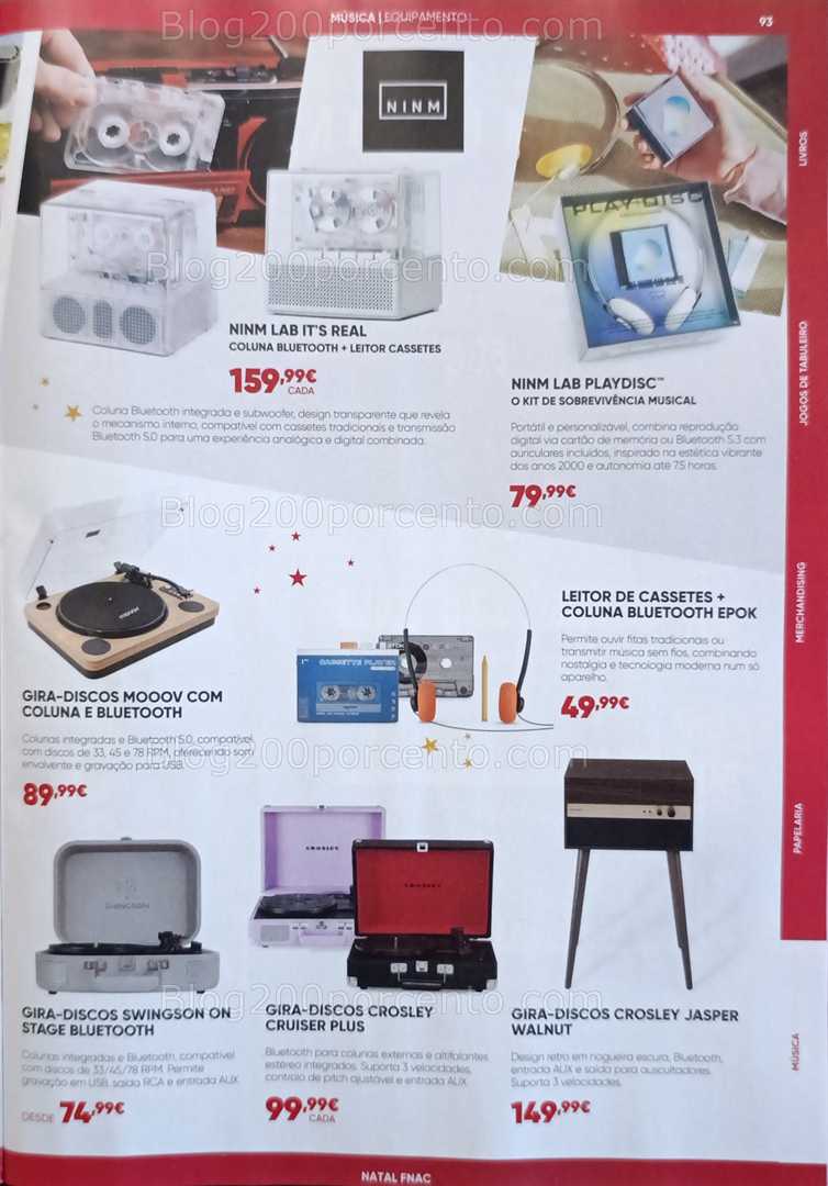 Antevisão Folheto FNAC Natal Livros e Entretenimento Promoções até 31 dezembro