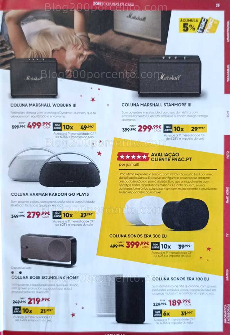 Antevisão Folheto FNAC Natal Tecnologia e Gaming Promoções até 31 dezembro