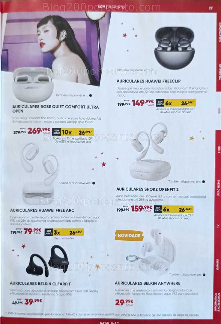 Antevisão Folheto FNAC Natal Tecnologia e Gaming Promoções até 31 dezembro