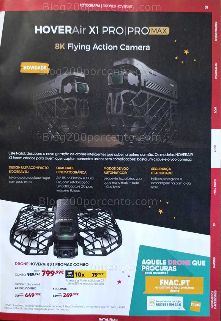 Antevisão Folheto FNAC Natal Tecnologia e Gaming Promoções até 31 dezembro