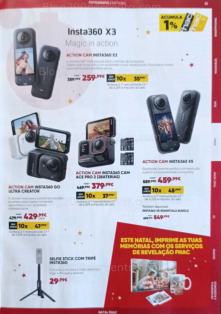 Antevisão Folheto FNAC Natal Tecnologia e Gaming Promoções até 31 dezembro
