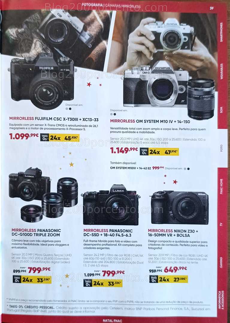 Antevisão Folheto FNAC Natal Tecnologia e Gaming Promoções até 31 dezembro