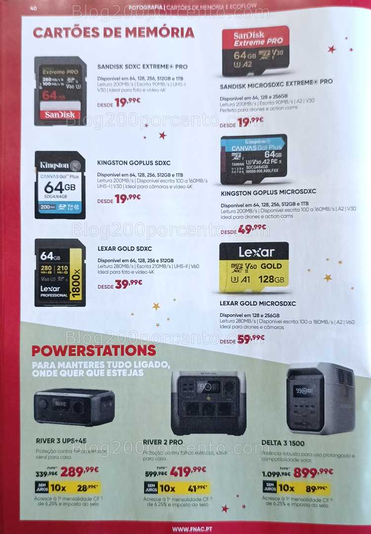 Antevisão Folheto FNAC Natal Tecnologia e Gaming Promoções até 31 dezembro