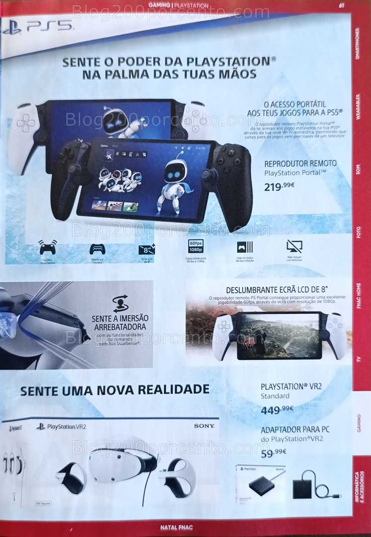 Antevisão Folheto FNAC Natal Tecnologia e Gaming Promoções até 31 dezembro