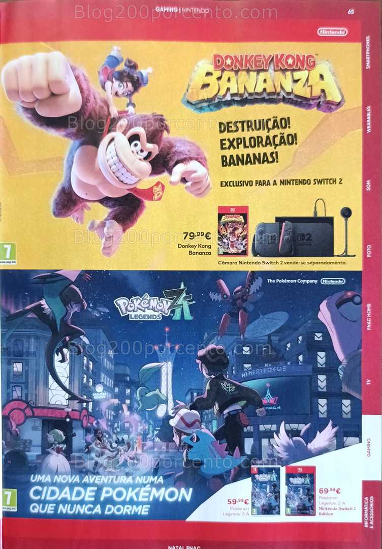 Antevisão Folheto FNAC Natal Tecnologia e Gaming Promoções até 31 dezembro