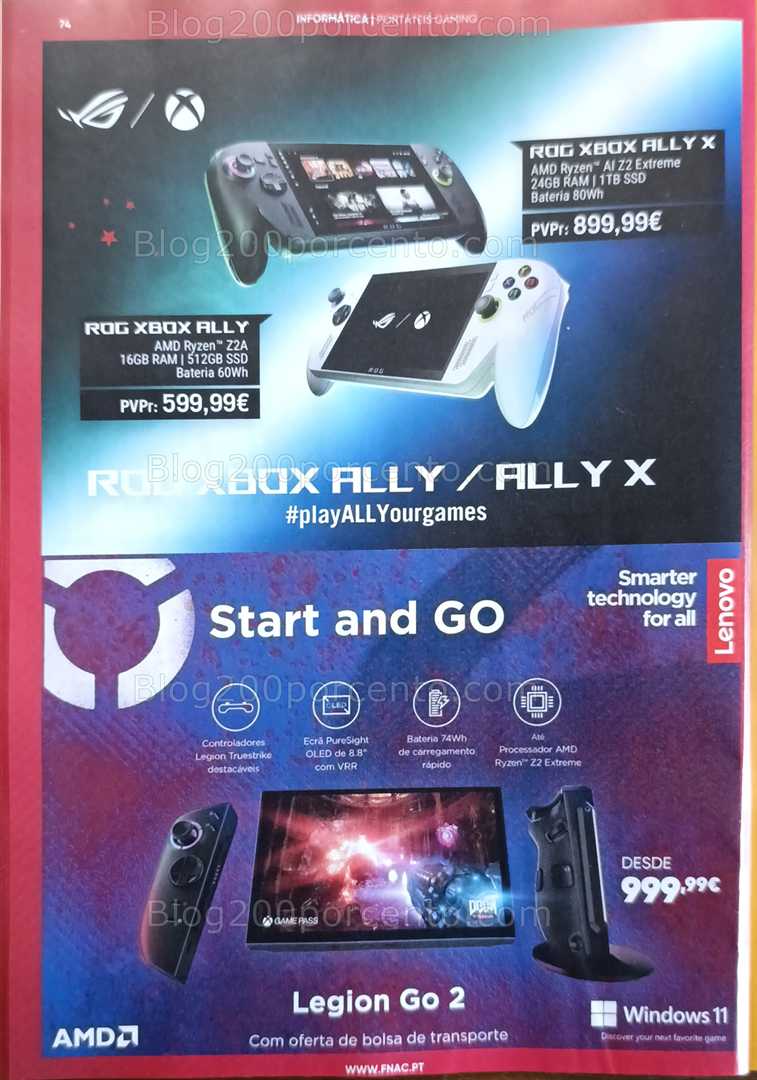 Antevisão Folheto FNAC Natal Tecnologia e Gaming Promoções até 31 dezembro