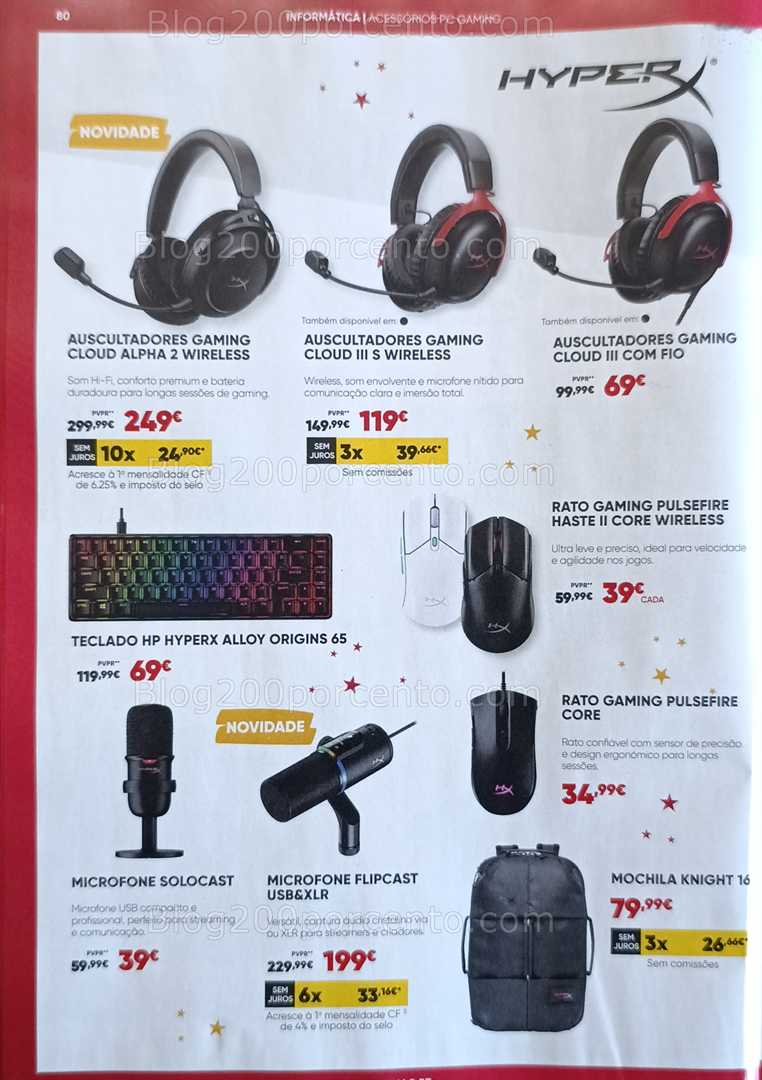 Antevisão Folheto FNAC Natal Tecnologia e Gaming Promoções até 31 dezembro