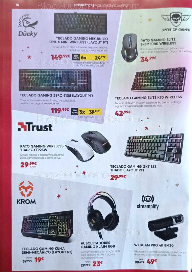 Antevisão Folheto FNAC Natal Tecnologia e Gaming Promoções até 31 dezembro