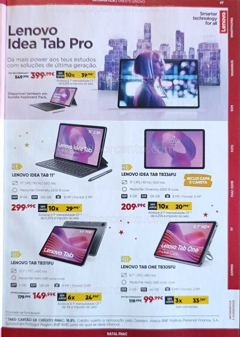 Antevisão Folheto FNAC Natal Tecnologia e Gaming Promoções até 31 dezembro