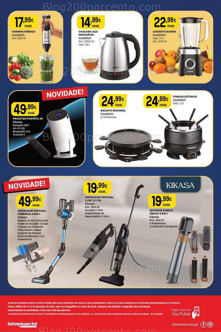 Antevisão Folheto INTERMARCHÉ Bazar Extra Promoções de 11 a 17 dezembro