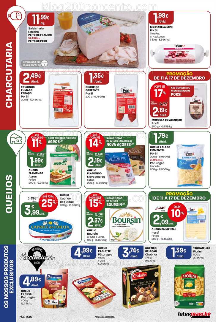 Antevisão Folheto INTERMARCHÉ Contact Promoções de 11 a 17 dezembro