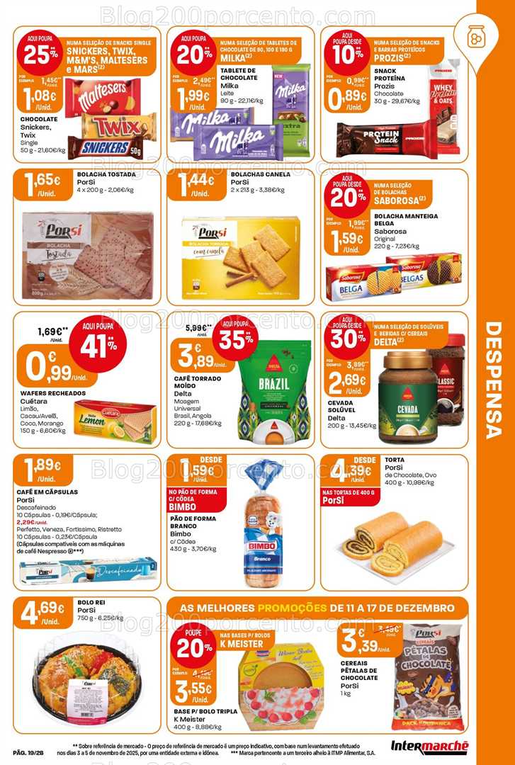 Antevisão Folheto INTERMARCHÉ Contact Promoções de 11 a 17 dezembro