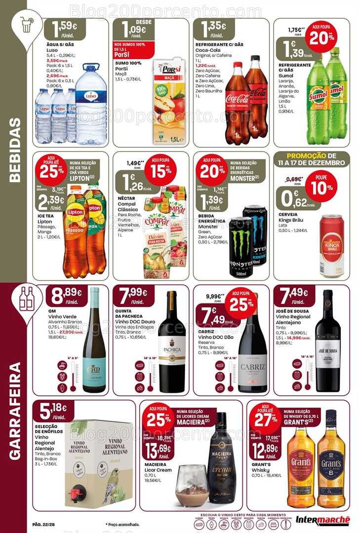 Antevisão Folheto INTERMARCHÉ Contact Promoções de 11 a 17 dezembro