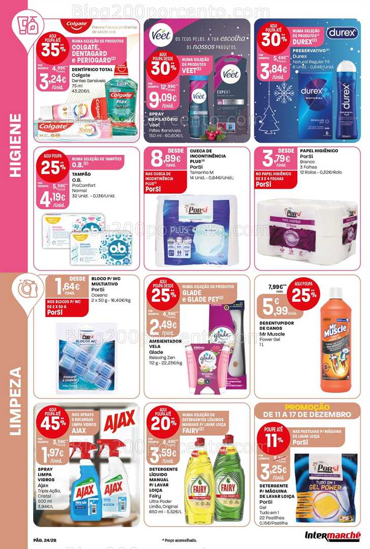 Antevisão Folheto INTERMARCHÉ Contact Promoções de 11 a 17 dezembro