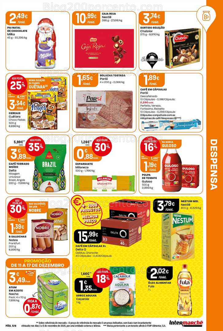 Antevisão Folheto INTERMARCHÉ Mini Promoções de 11 a 17 dezembro