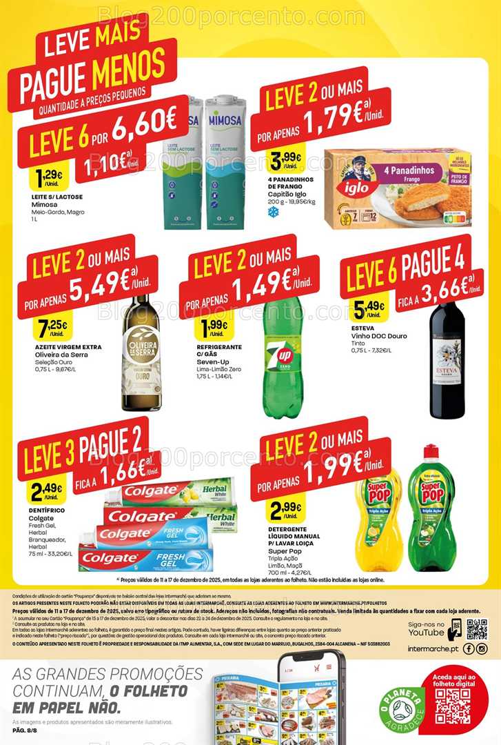 Antevisão Folheto INTERMARCHÉ Mini Promoções de 11 a 17 dezembro