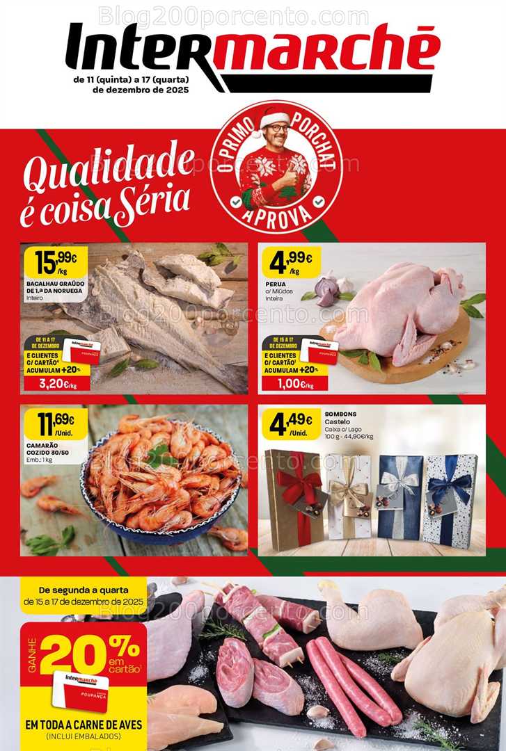 Antevisão Folheto INTERMARCHÉ Promoções de 11 a 17 dezembro