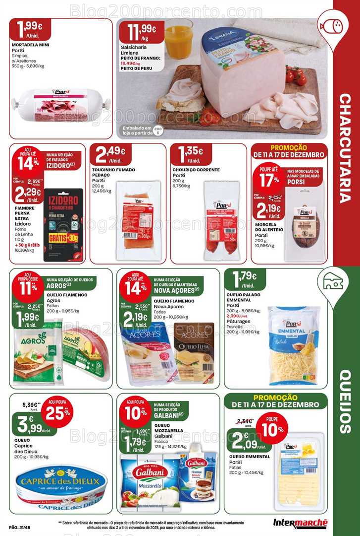 Antevisão Folheto INTERMARCHÉ Promoções de 11 a 17 dezembro