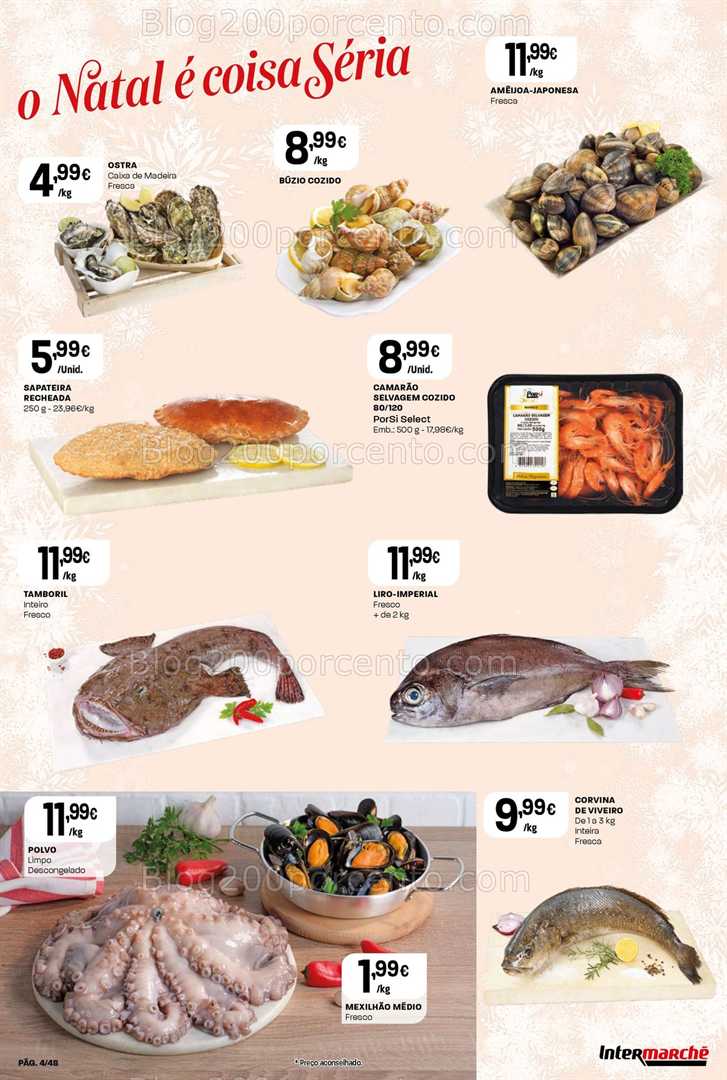 Antevisão Folheto INTERMARCHÉ Promoções de 11 a 17 dezembro