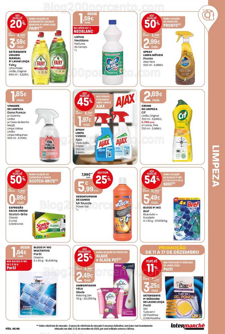 Antevisão Folheto INTERMARCHÉ Promoções de 11 a 17 dezembro