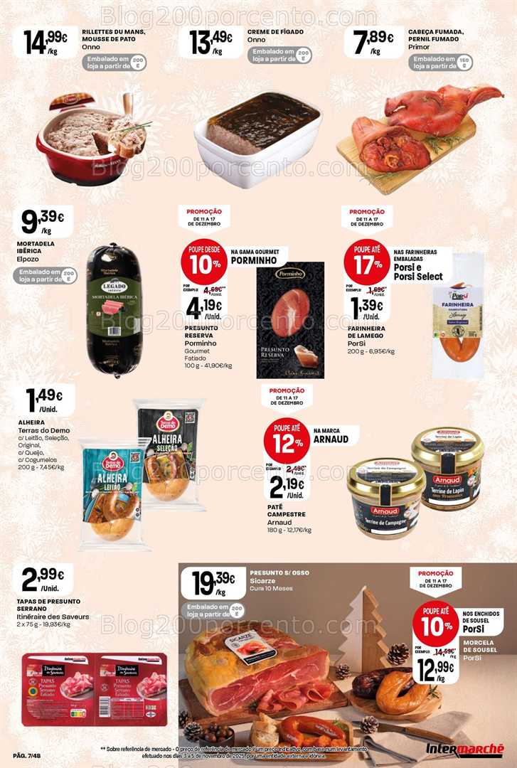 Antevisão Folheto INTERMARCHÉ Promoções de 11 a 17 dezembro